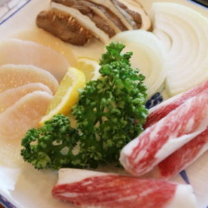 한우차돌삼합구이